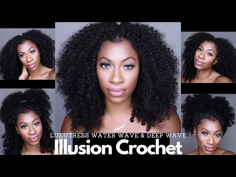 $20 illusion crochet & in depth blending tutorial ft. Lulutress water wave 12" & deep wave 12"
