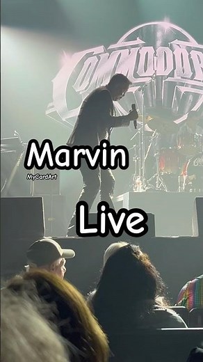 Marvin Live by the Commodores #mycardart #pop #liveconcert