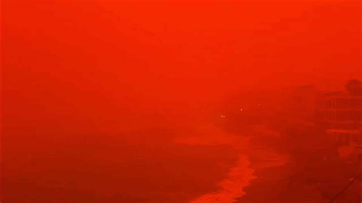 Saharan dust storm turns Crete skies orange, disrupts flights and air quality