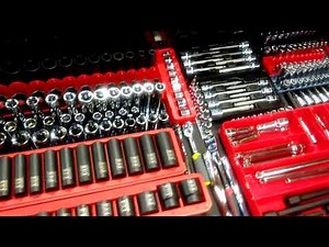 Toolbox tour of my new craftsman toolbox Part 1