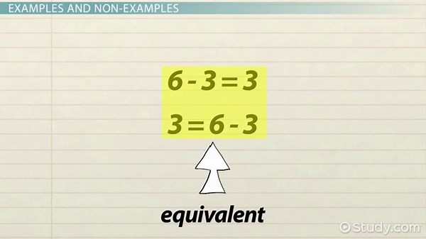 Symmetric Property of Equality | Overview & Examples