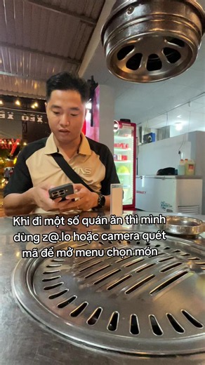 Cách quét mã QR mở menu bằng camera hoặc Zalo khi đi ăn