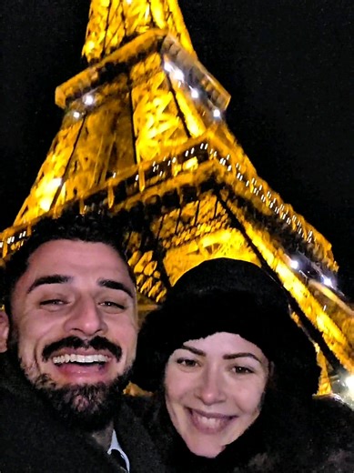 Happy New Year 🥂✨️ What an amazing way to end the year with a magical trip to Paris🇫🇷 with @KM Malta Airlines Business Class for the most comfortable trip✈️ So grateful for 2025 which brought me a new love story🫶, the opportunity to work with amazing brands and continue growing 😍 and to all of you who support me along my journey through life ❤️ Happy 2026 to all of you 🎉 #paris #coupletrip #newyearcelebration #paristrip #parislove