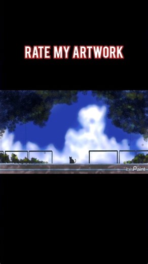 easy anime sky background drawing #shorts