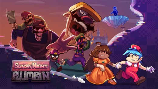 能与马疯V2掰手腕的模组！FNF超优质模组Sunday Night Plumbin全流程