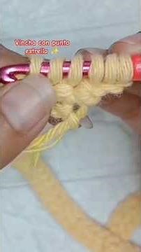 Star stitch headband ✨ Check out this cute tutorial and leave me a comment #crochet #knitters #tu...