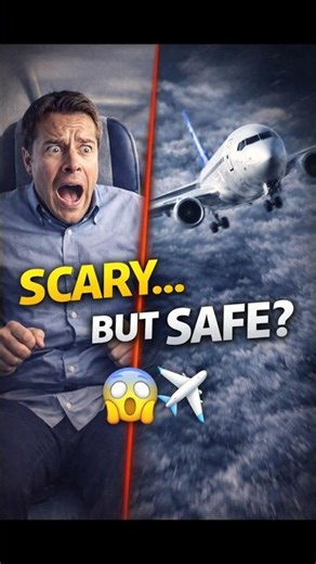 Scared of Turbulence? Watch This 😳✈️ #Turbulence #FearOfFlying #AviationFacts #HiddenRealitySimple