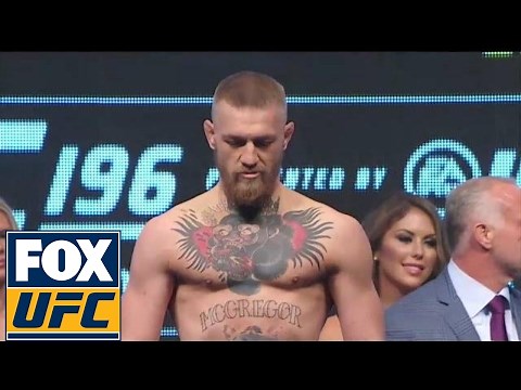 Conor McGregor vs. Nate Diaz | Weigh-In | UFC 196