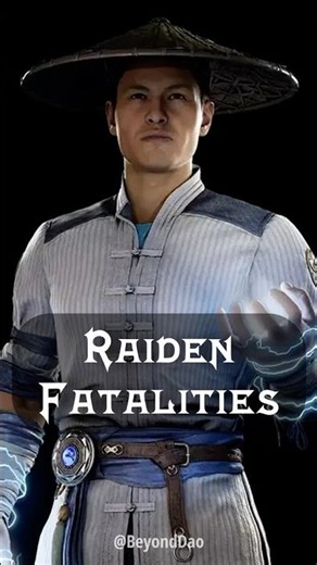 Raiden All Fatalities & Button Inputs | Mortal Kombat 1 | #shorts