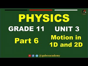 6. Physics Grade 11 Unit 3 Part 6 Vertical Motion | New Curriculum | Afaan Oromoo