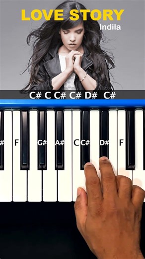 Love Story - Indila #indilalovestory #aj88 #keyboardtutorials