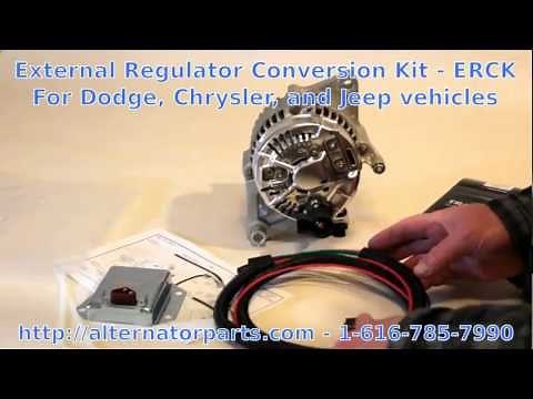 Dodge, Chrysler, Jeep Charging problem fix. External Regulator kit