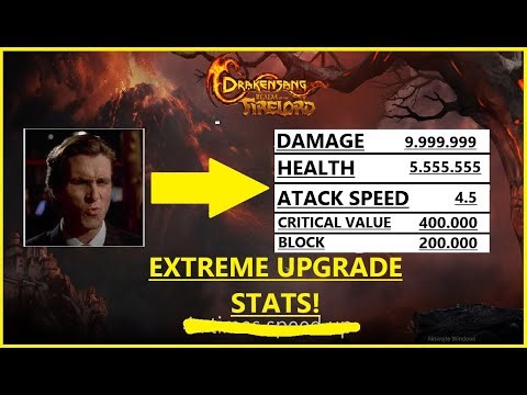 EXTREME UPGRADE MY STATS! 😎 DRAKENSANG ONLINE