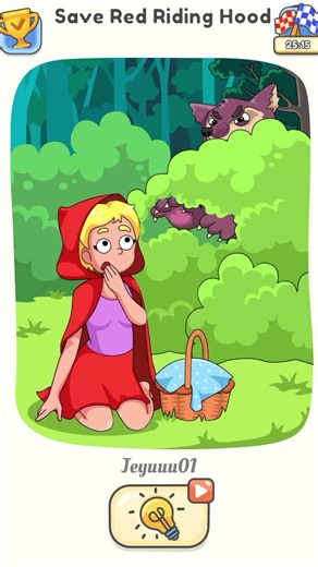 Save red riding hood 😂 (Delete One Part DOP 5) #shorts #dop5 #shortsfeed