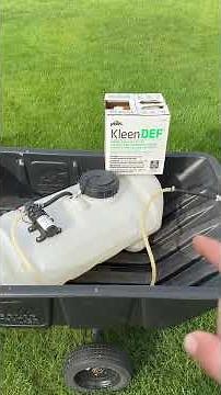 How to spray DEF for lawn fertilizer