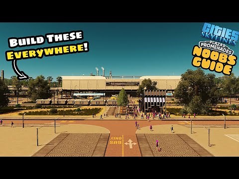 Why You NEED To Build Super Transit Hubs In Cities Skylines! | Noobs Guide