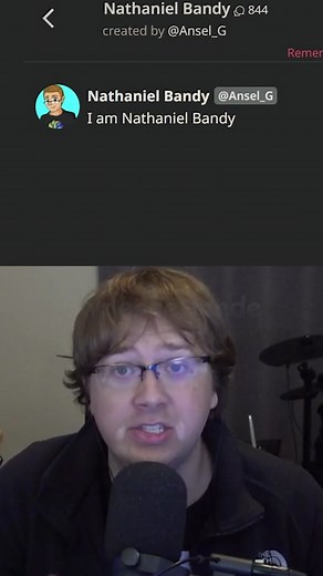 Someone made Nathaniel Bandy AI 🤨 Edited by: @ComfyCatboy