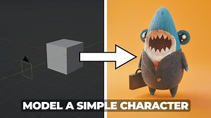 Model a Simple Character in Blender 3D - Shark | BlenderNation Bazaar