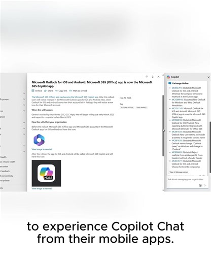 Stop searching for updates. See how Copilot highlights what’s new &...
