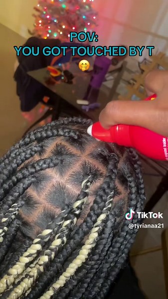 Clock ittt 🤭 #knotlessbraids | braids