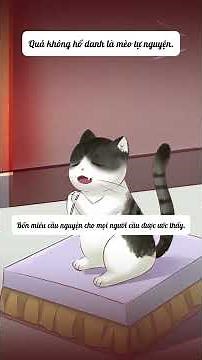 Chú Mèo Trong Chùa Đáng Thương #anime #hoathinh #haihuoc