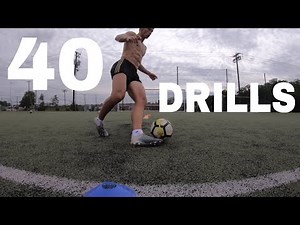 40 TRAINING DRILLS FOR FOOTBALLERS | FULL DRILL PLAYLIST