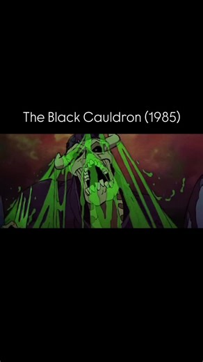 Disney History on Instagram: "The Black Cauldron features one of Disney’s scariest villains, the Horned King. The film’s release was delayed after studio chairman Jeffrey Katzenberg thought parts were too frightening for kids, especially the Cauldron born sequence. Even with 12 minutes cut, it still delivers some chilling moments. Though it was a box office flop at first, the movie has since gained a cult following and gave us one of Disney’s cutest characters, Gurgi."