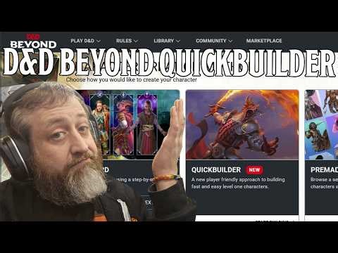 D&D Beyond New Quickbuilder in Action | Nerd Immersion