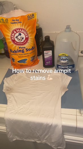 How to Remove Armpit Stains from White Shirts