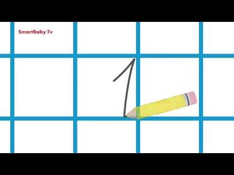 Учимся писать цифру 1. Развивающие Мультфильмы для детей