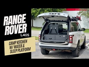 Drawer System with Dual Zone Fridge and Water System for Range Rover L405