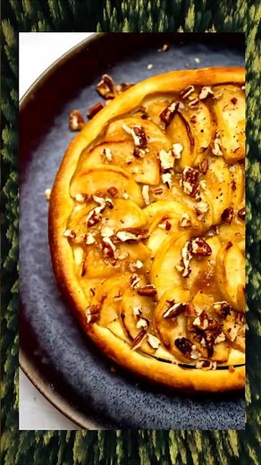 Apple Tart 🍎 | Easy Plant-Based Dessert #AppleTart #PlantBasedDessert #EasyVegan