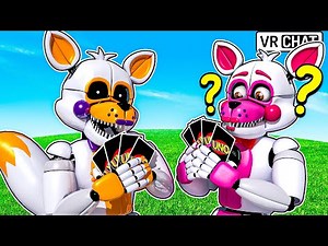 Lolbit CHEATED in UNO?! VRCHAT