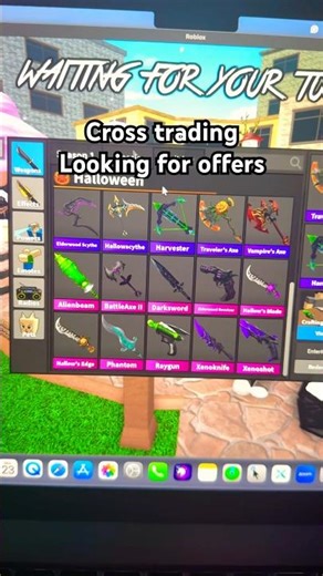 Cross Trading #mm2 #adoptme #roblox