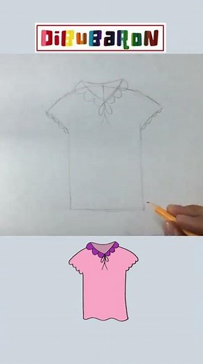 Dibujando una blusa | Dibujos faciles