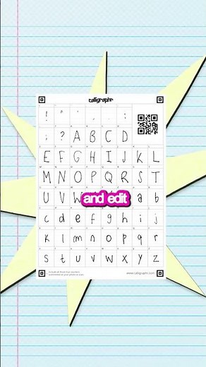 turn your handwriting into a font!! #tutorial #font