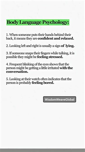 5 Body Language Signs That Reveal People’s True Feelings