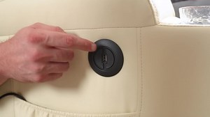 aisword Black Infinite Position Breathable Leather Power Recliner Lift Chair for Elderly with Massage, Heat, and USB Port AD1803S00056