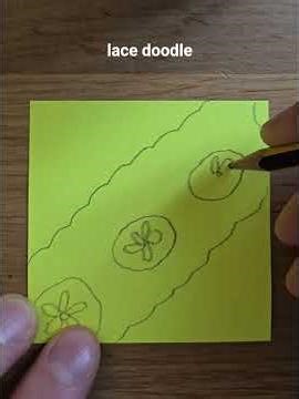 daily doodle, day 8: lace #doodling #doodlingeveryday #daily #1minute #lace