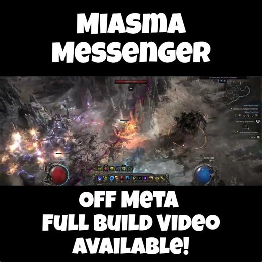 Miasma Messenger Build Preview #pathofexile2