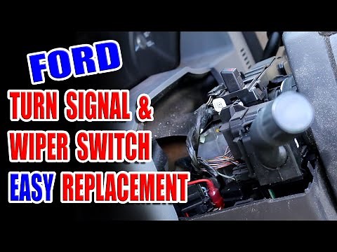 F250 wipers won't shut off ford f150 f250 taurus turn signal wiper switch replacement how to change