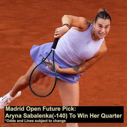 Pick against Aryna Sabalenka at your own peril 🐯😏 This is Game, Set, Set presented by @BetMGM, Madrid Edition ⤵️#MMOpen