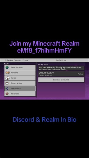 Join My Minecraft Bedrock Realm for Fun Adventures