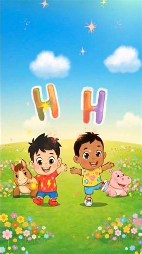 🐴 H is for Horse & Hippo! Super Cute ABC Song Toddlers Can't Stop Dancing! 🎵 #alphabetsong