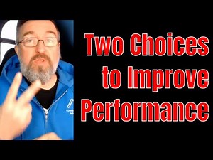 You Only Have Two Choices To Improve SQL Server Performance
