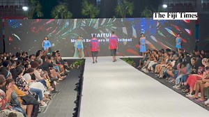 #FASHION | Suva-based school Marist Brothers High School models and designers took to the walkway this morning with their collection “Waitui” in this years 2024 Fiji Fashion Week (FFW) Student Designers Show Competition at the Vodafone Arena in Suva. 📹WATA SHAW #TimesNews #FijiNews | The Fiji Times