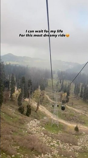 The highest cable car in Asia just took my breath away #kashmir #adventure