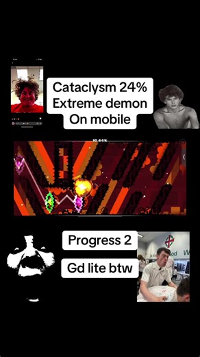 Cataclysm 24% Gameplay in Geometry Dash