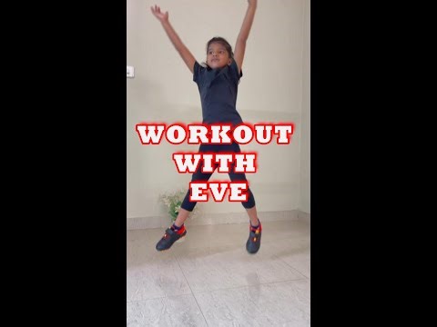 5-Minute Kids Workout | Move, Stretch & Smile with Eve