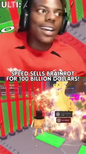 AIN'T NO WAYYY 💀💀 #ishowspeed #speed #stealabrainrot #funny #roblox #shorts